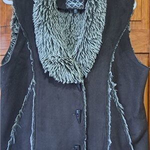 Faux Shearling Vest – Size XL